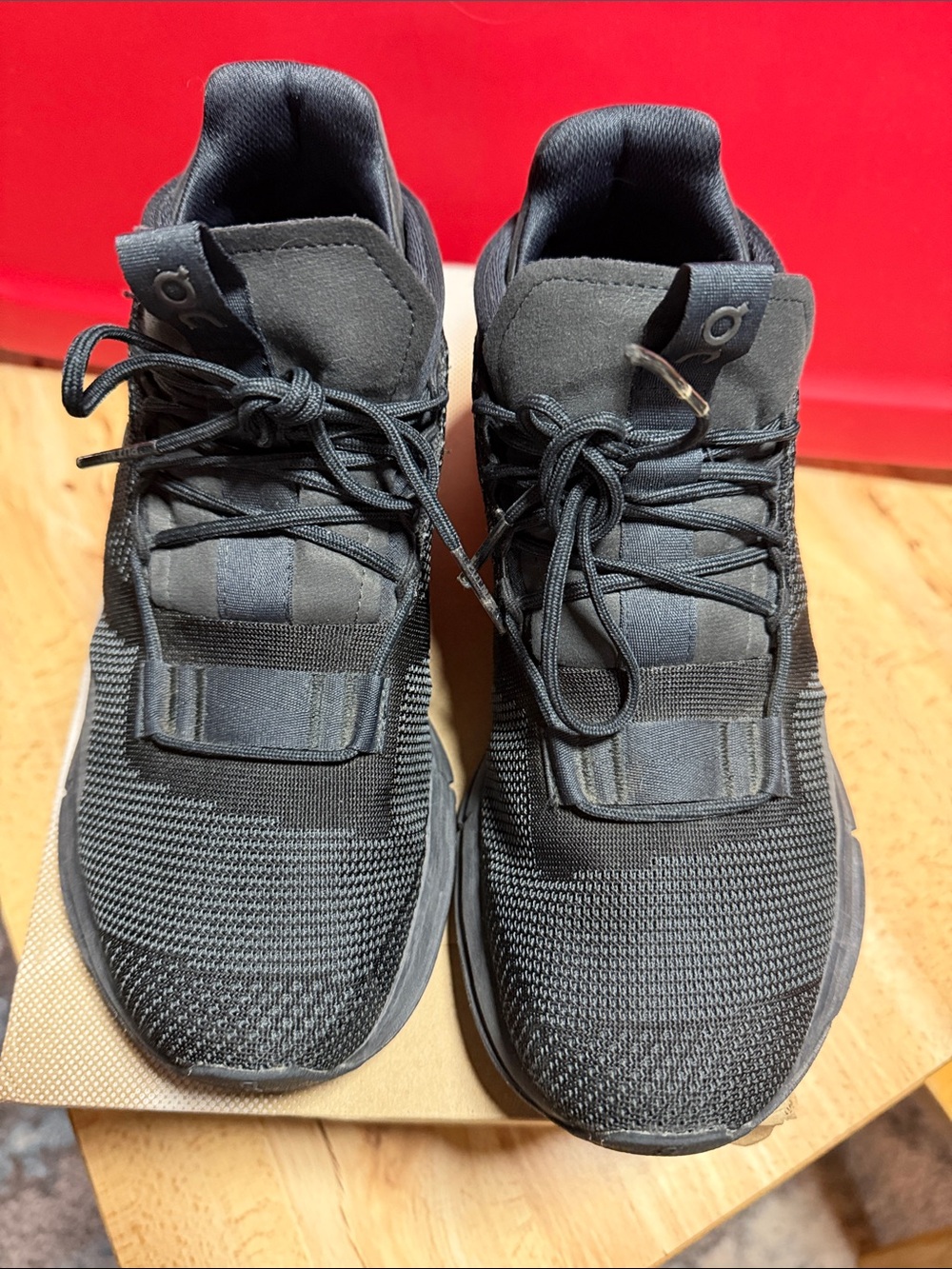 On Running Cloudnova Women’s Black Knit Sneakers - Picture 2 of 10